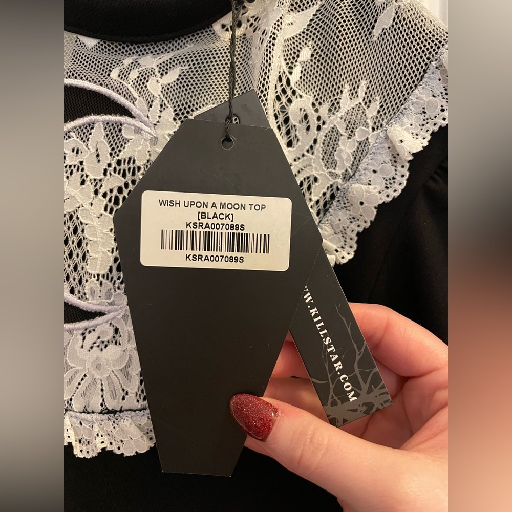 NWT KILLSTAR Wish Upon a Moon Top - Picture 7 of 7